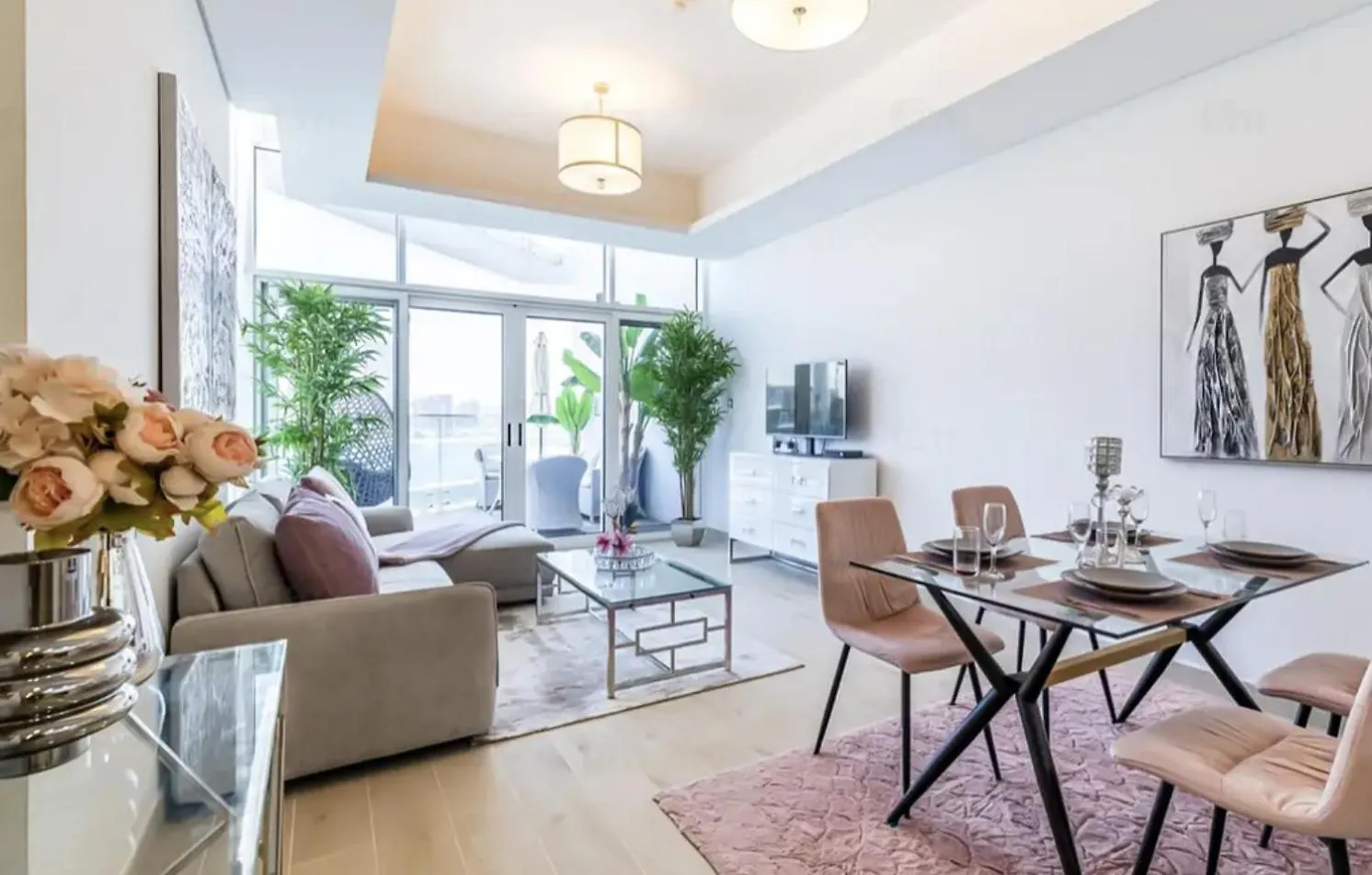 Azizi Mina, Beachfront 1 Bedroom, Sea View, Private Balcony Дубай