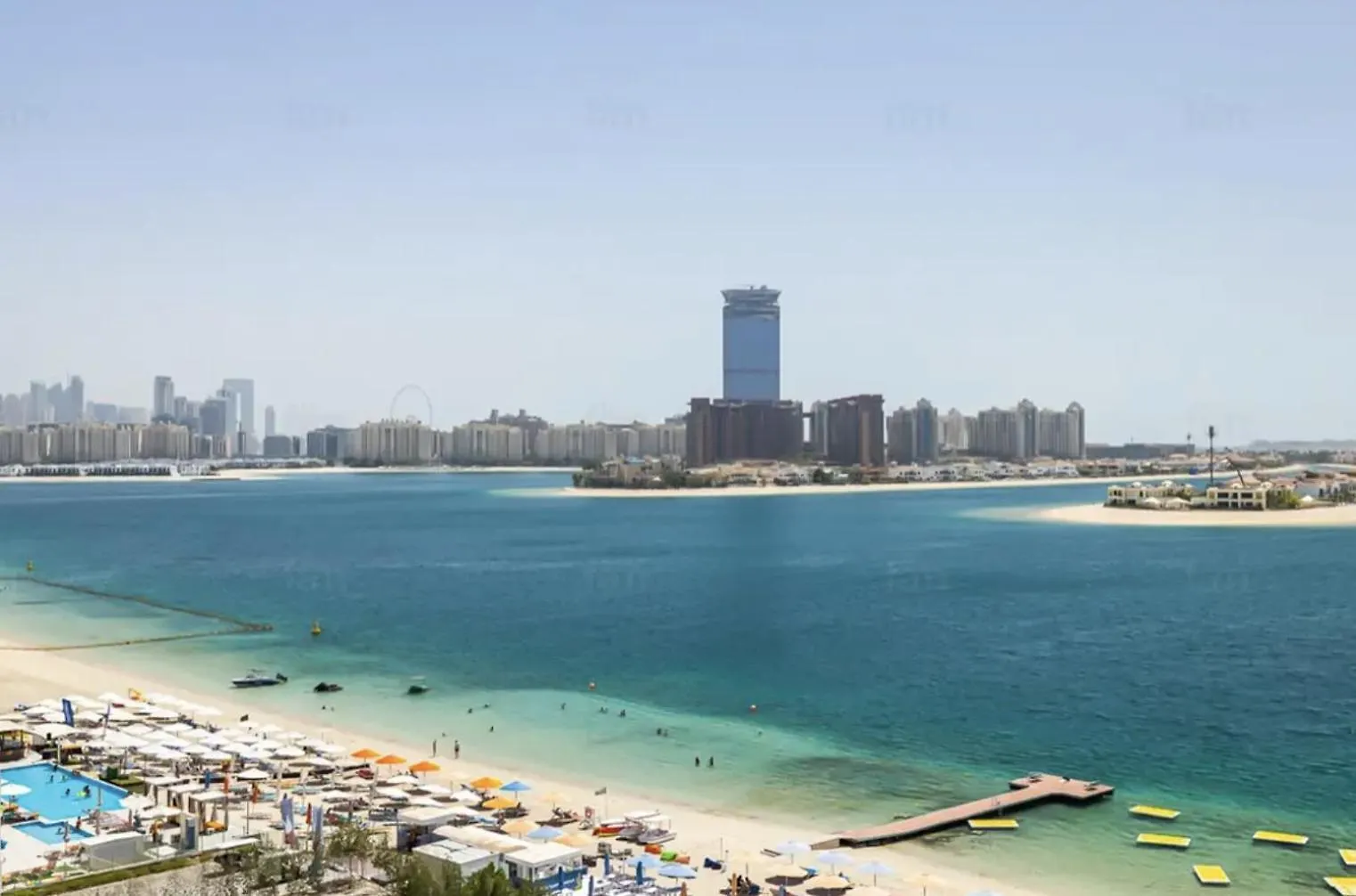 Azizi Mina, Beachfront 1 Bedroom, Sea View, Private Balcony Dubai