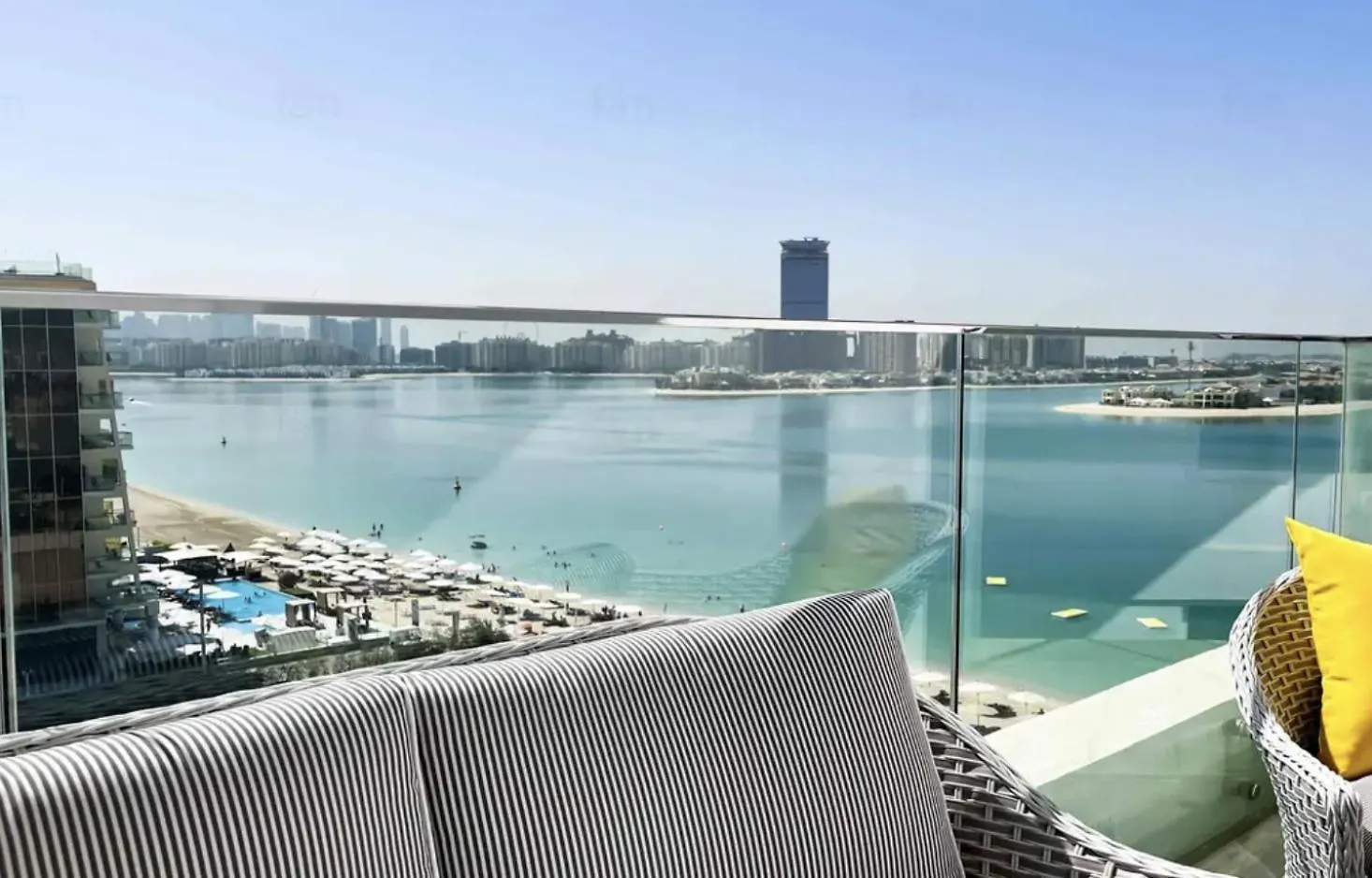 Azizi Mina, Beachfront 1 Bedroom, Sea View, Private Balcony Dubai 0*,